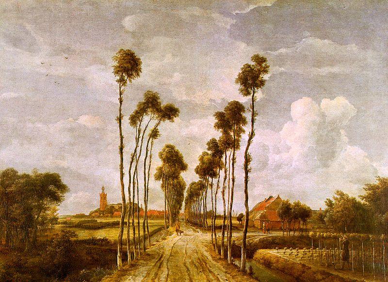 Meindert Hobbema Avenue at Middleharnis oil painting picture